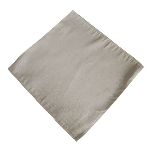 ALLURE MEN'S MULTI-DOT POCKET SQUAR DIAMOND WHITE. - Picture 1 of 3